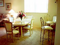Dining area. 
CLICK on small picture to display the full size image.
Later CLOSE large picture by CLICKING on (x).