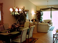 Dining and Living room.
CLICK on picture to enlarge. Later CLOSE (x) large picture.