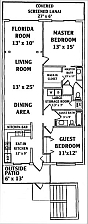 Floor plan.
CLICK on picture to enlarge. Later CLOSE (x) large picture.
