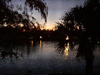 11: Sunset over lake.              
CLICK on picture to enlarge. Later CLOSE (x) large picture.